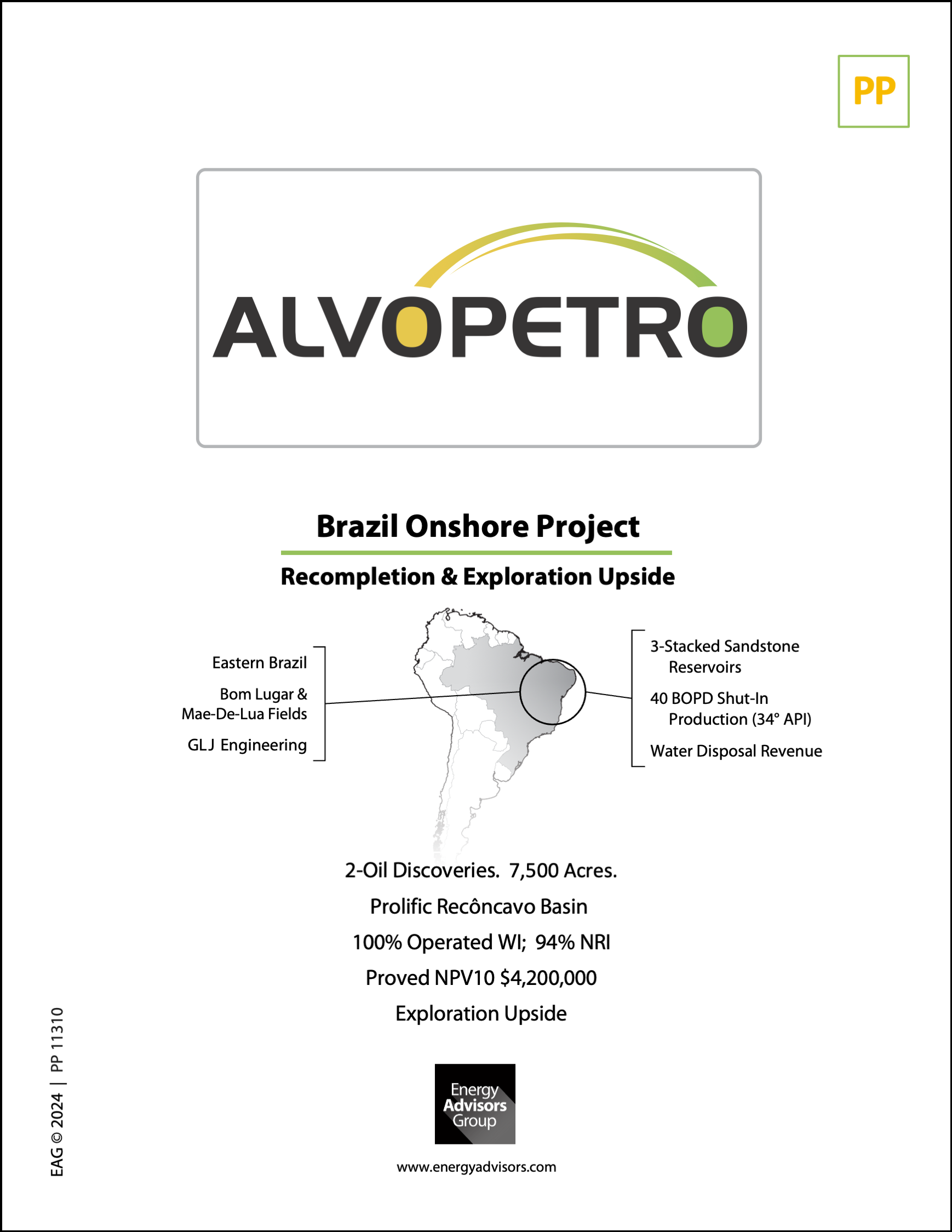 ALVOPETRO BRAZIL DISCOVERY - Energy Advisors Group ALVOPETRO BRAZIL DISCOVERY